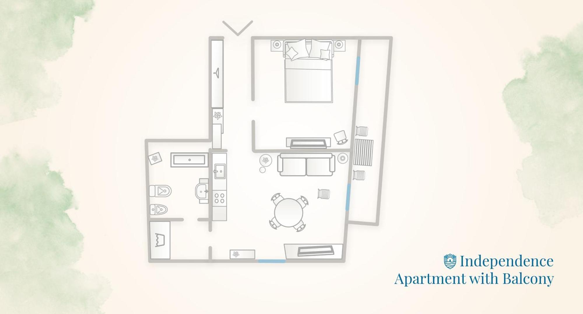 Independence Apartment With Balcony By Rent All Como Exterior foto